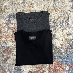 Bundle - 2 Goodlife 100% Cotton T-Shirt's, Mens Size L